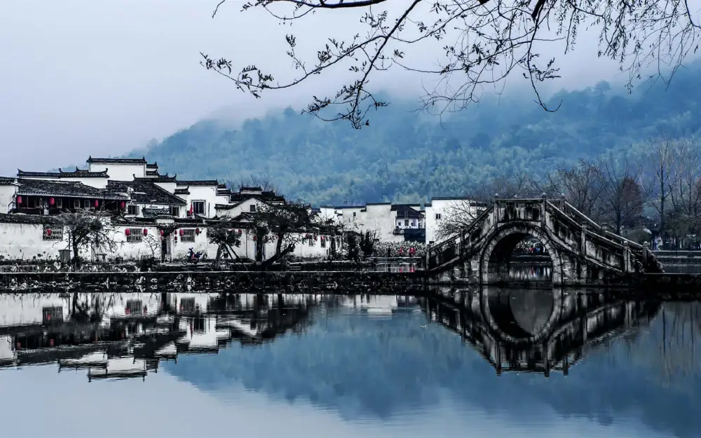 Huizhou Ancient Town Winter, Anhui