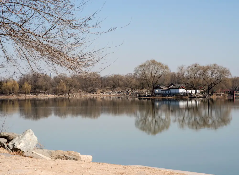 Old Summer Palace Fuhai Scenery, Beijing