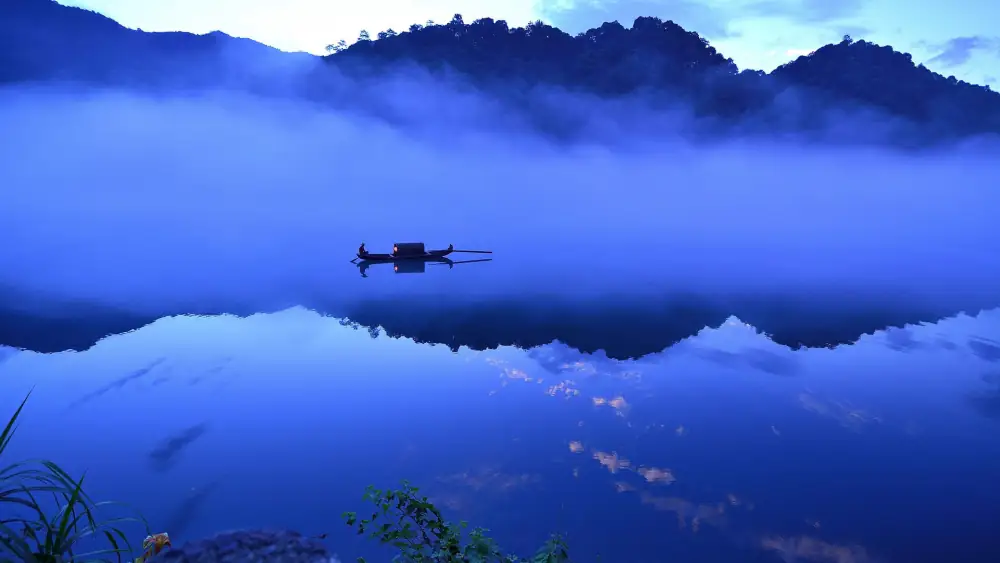 Chenzhouzixingxiaodong River Scenery, Hunan