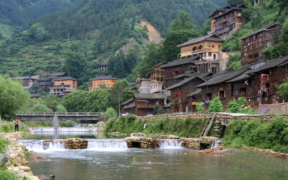 Xijiang Miao Village Landscape, Guizhou