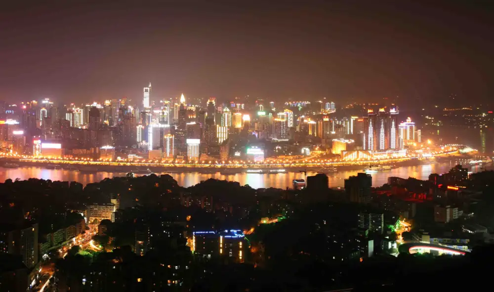 Shanchengcuican Night View, Chongqing