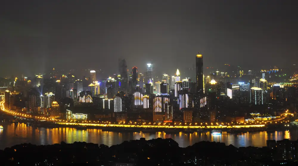 Shanchengcuican Night View, Chongqing