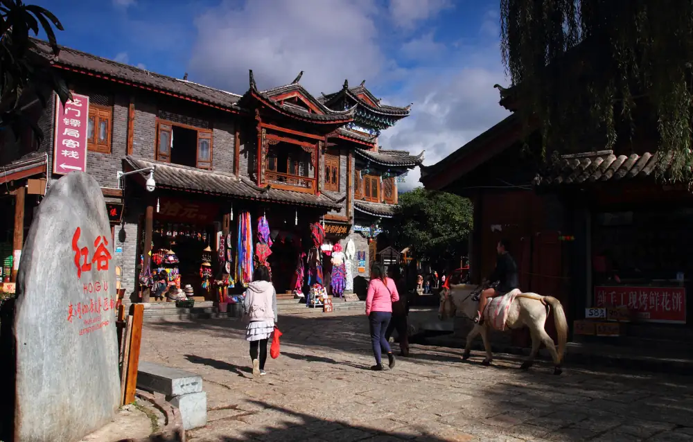 Shuhe Old Town Scenery, Yunnan, Lijiang