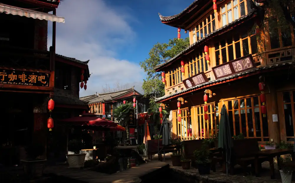 Shuhe Old Town Scenery, Yunnan, Lijiang