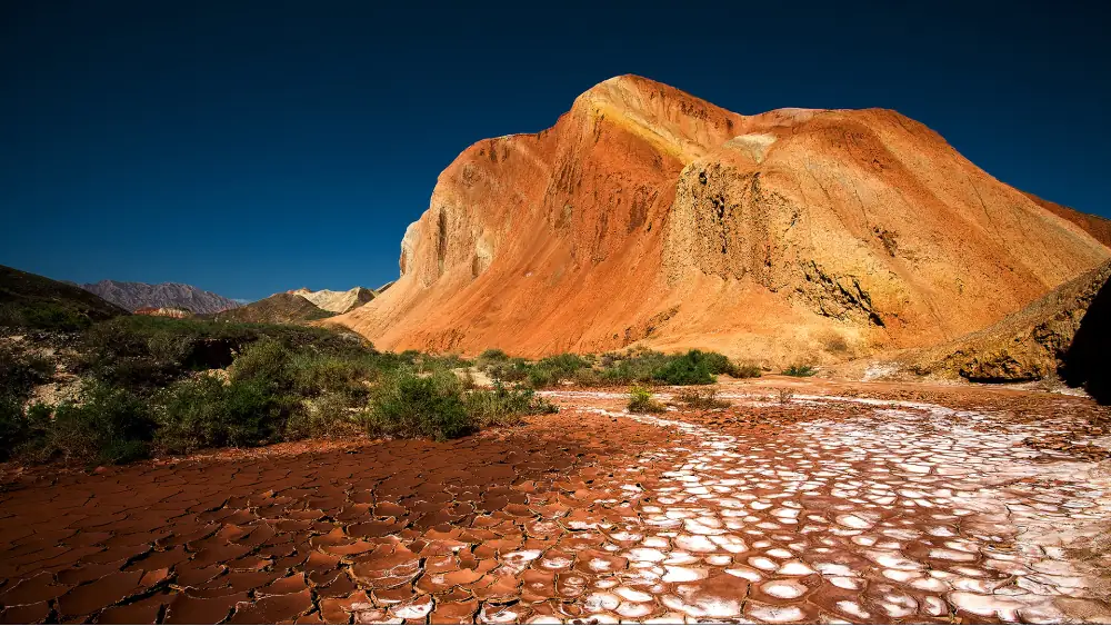 Danxia Landform Dimao Natural Scenery, Gansu, Zhangye