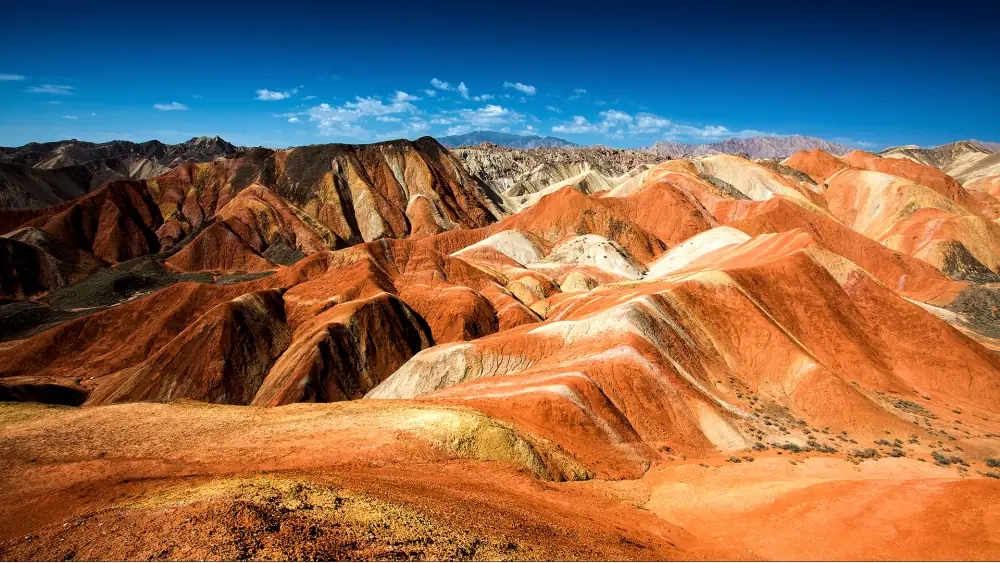 Danxia Landform Dimao Natural Scenery, Gansu, Zhangye