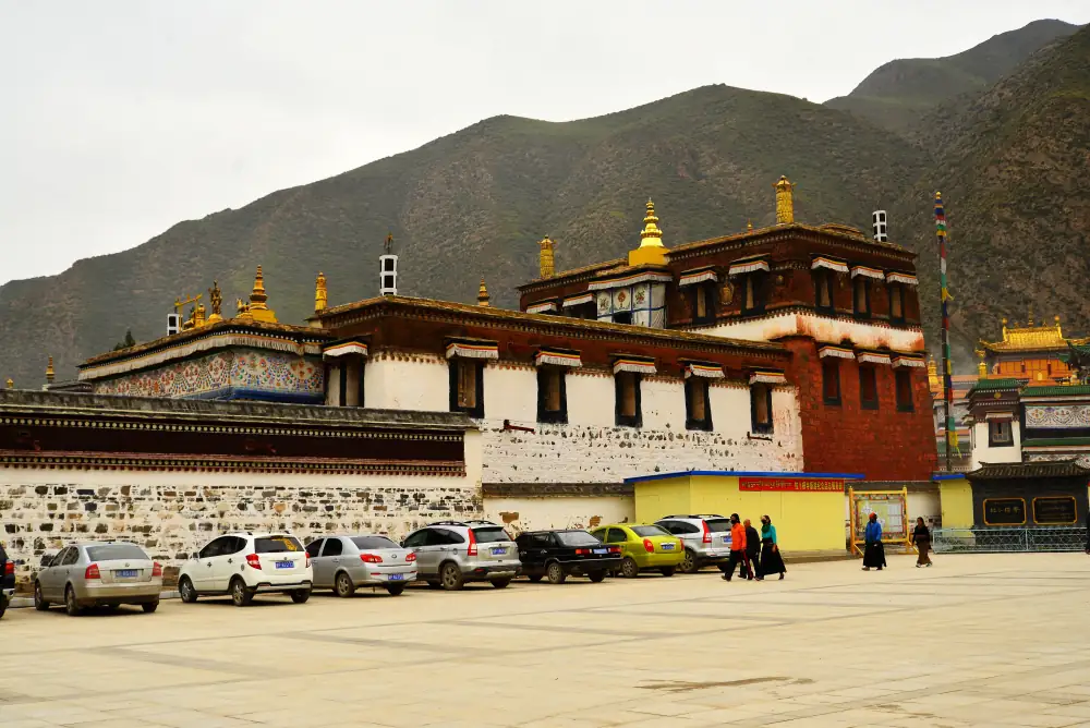 Gannanlaboleng Temple Scenery, Gansu