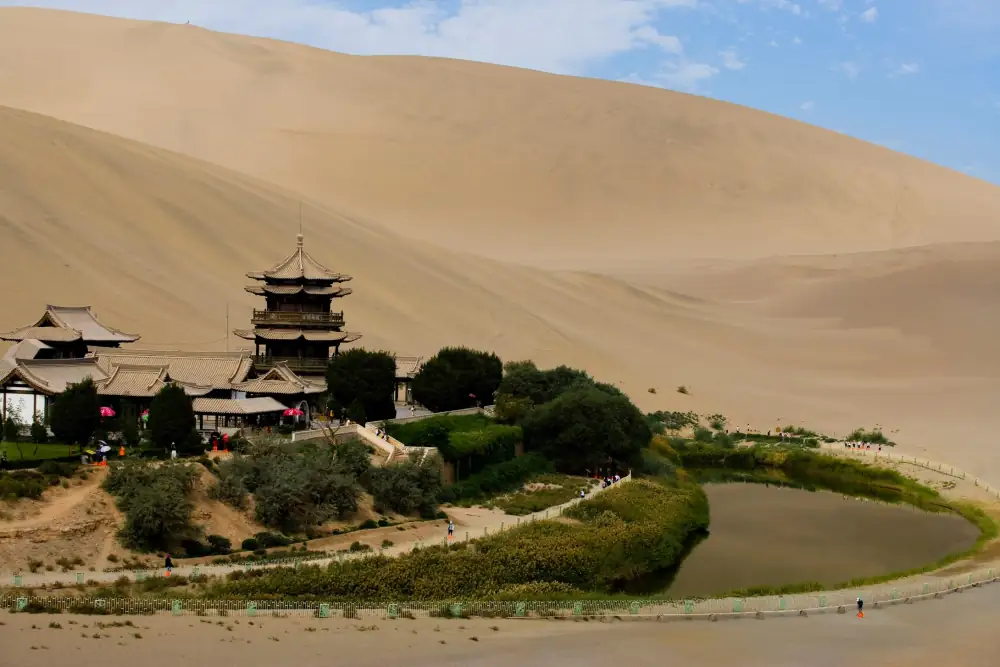 Singing Sand Dunes, Gansu, Dunhuang