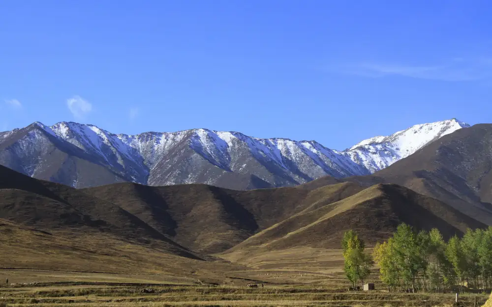 Baita Mountain Scenery, Gansu, Lanzhou