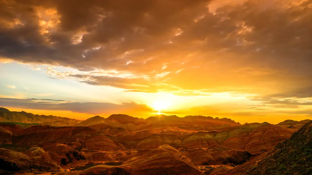 Danxia Landform Dimaodizhi Park, Zhangye