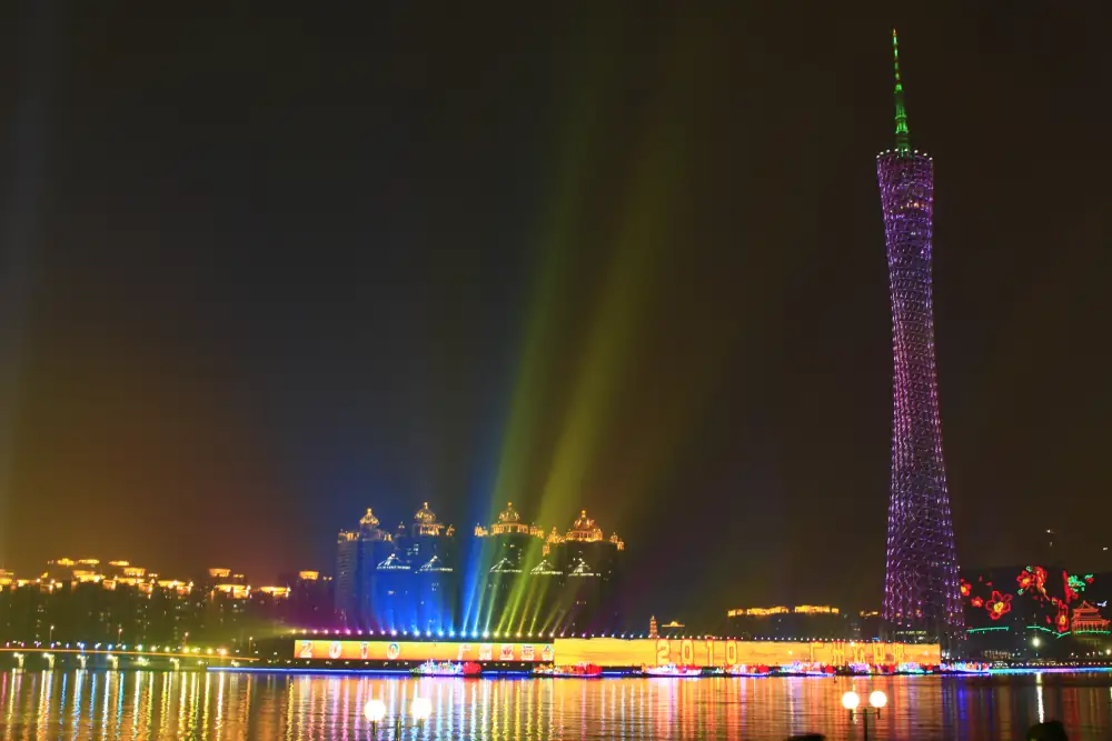 Liedeqiao Night View, Guangdong, Guangzhou