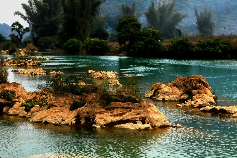 Detianda Waterfall Scenery, Guangxi