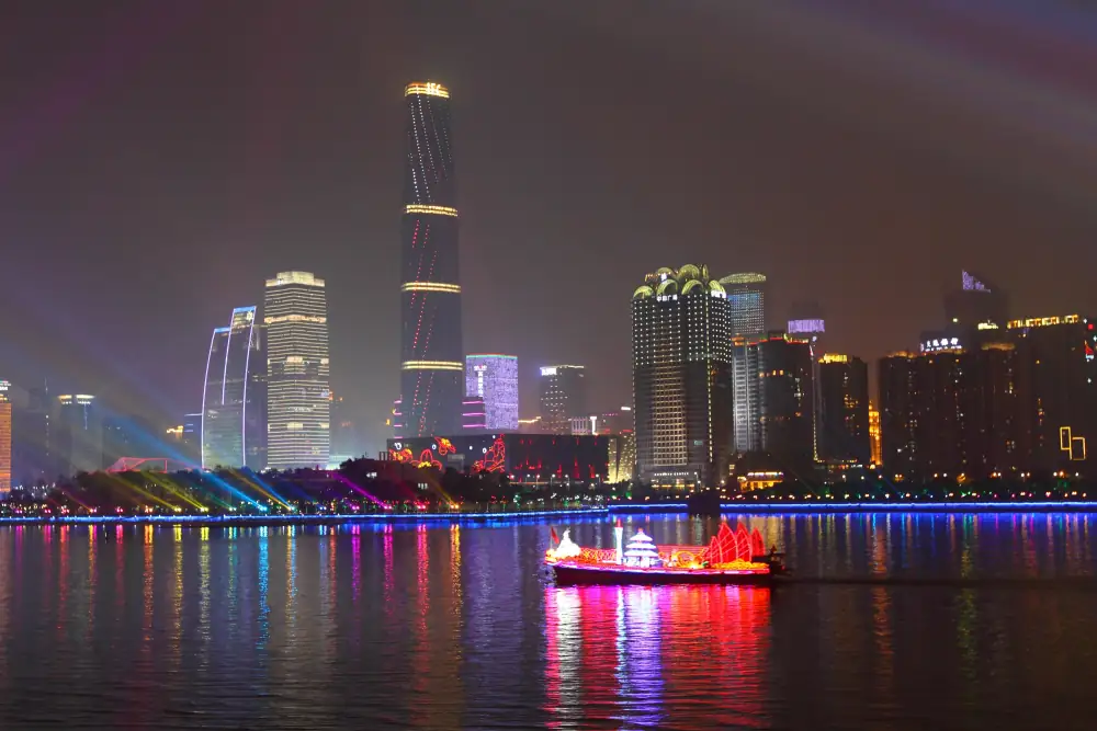 Yayuncun Night View, Guangdong, Guangzhou