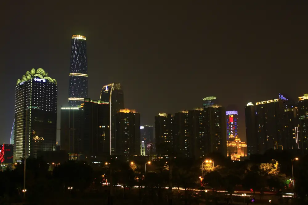 Liedeqiao Night View, Guangdong, Guangzhou