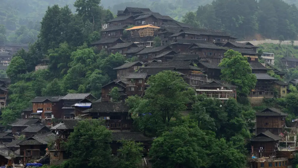 Xijiang Miao Village Landscape, Guizhou