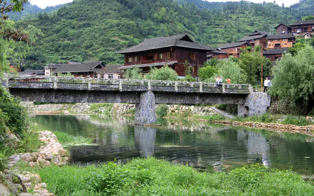 Xijiang Miao Village Landscape, Guizhou