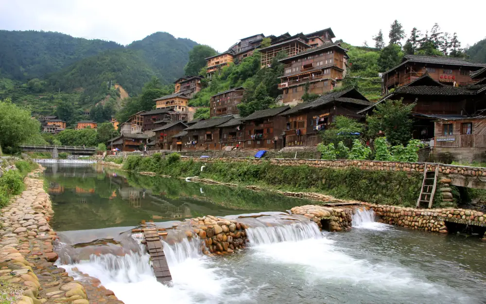 Xijiang Miao Village Landscape, Guizhou