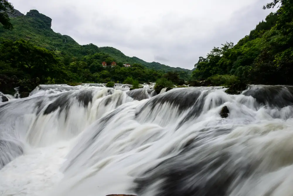 Waterfall Scenery, Huangguoshu, Guizhou