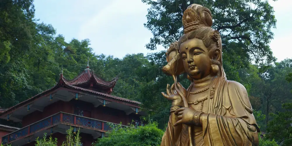 Qianlinghongfu Temple Scenery, Guizhou