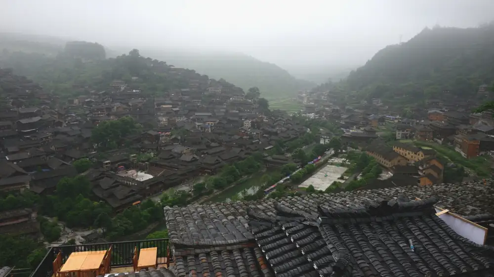 Xijiang Miao Village Landscape, Guizhou