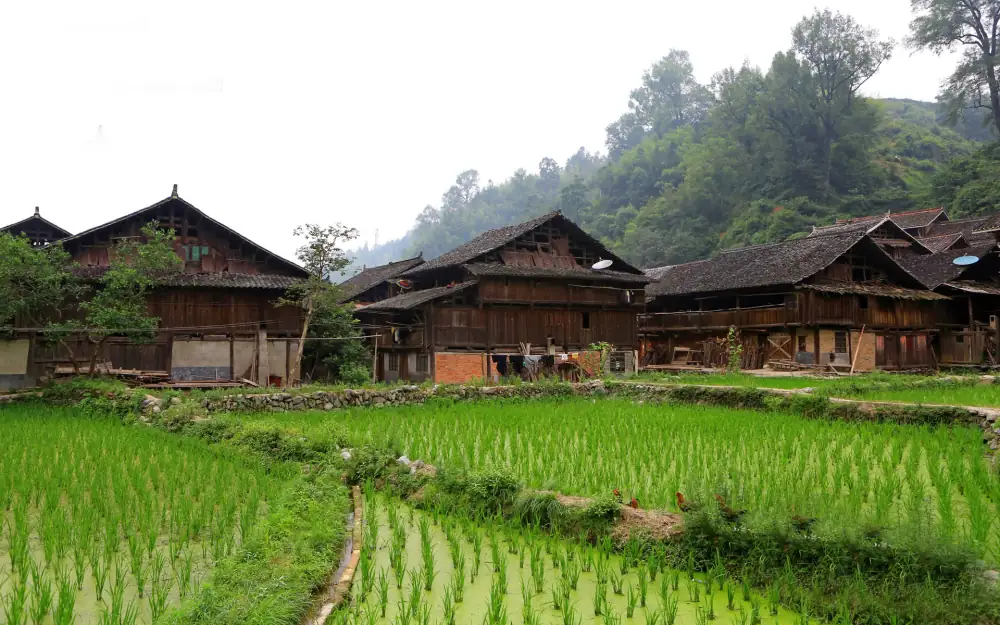 Qiandongnanli Dong Village Scenery, Guizhou