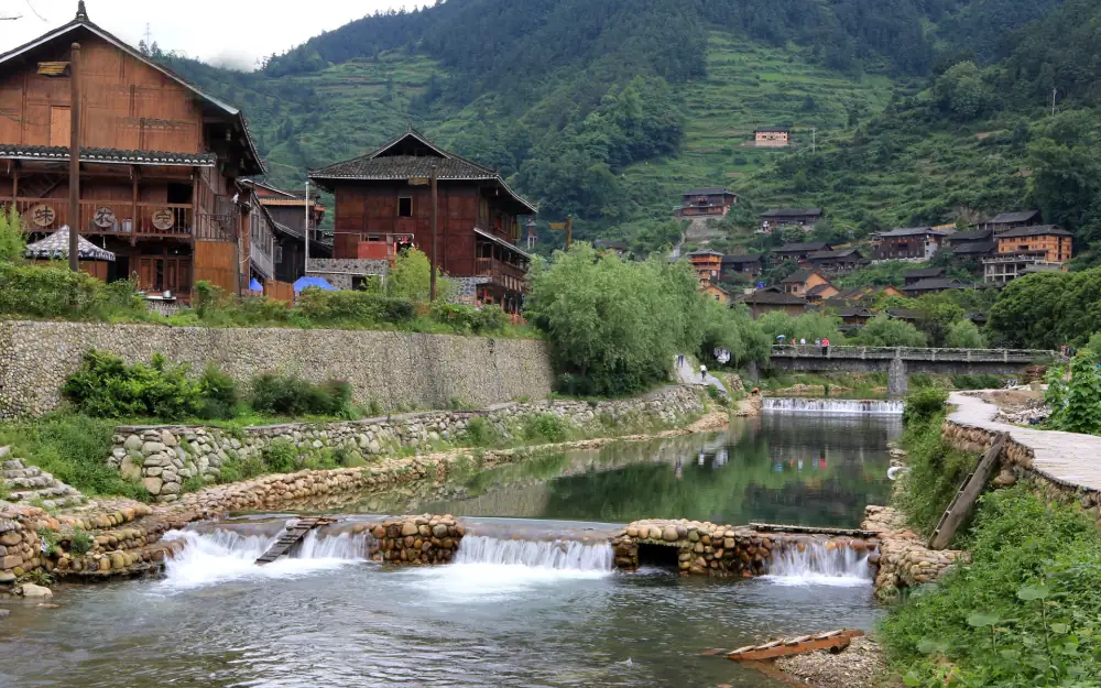 Xijiang Miao Village Landscape, Guizhou