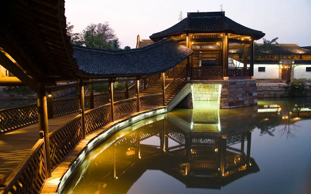 Wuzhenxizha Night View, Zhejiang