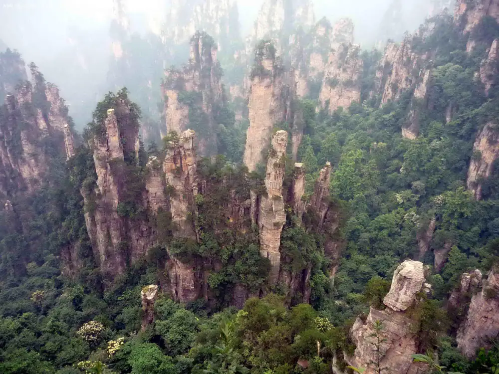 Tianzi Mountain Scenery, Zhangjiajie, Hunan