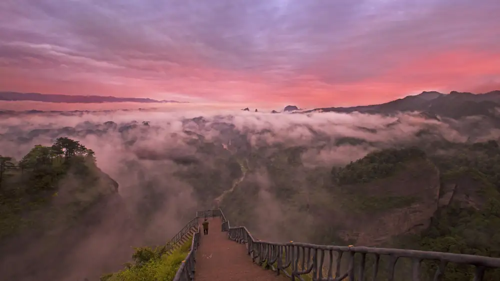 Wan Sea of Clouds Scenery, Anhui, Foshan