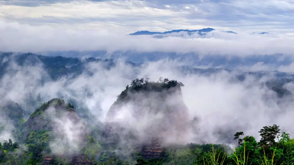 Wan Sea of Clouds Scenery, Anhui, Foshan