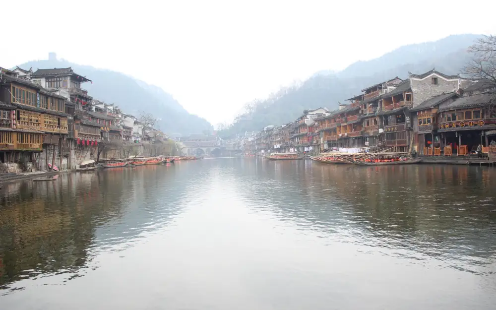 Ancient Town Landscape Scenery, Fenghuang