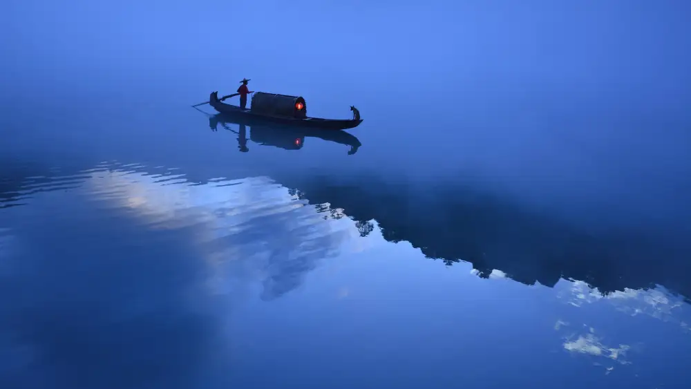 Chenzhouzixingxiaodong River Scenery, Hunan