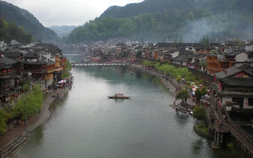 Ancient Town Landscape Scenery, Fenghuang