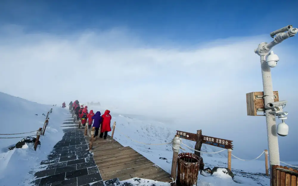 Changbaishan Snow Scenery, Jilin