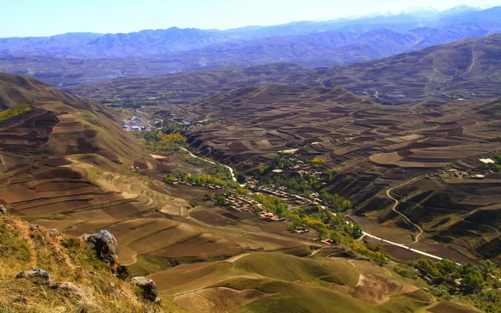 Baita Mountain Scenery, Gansu, Lanzhou