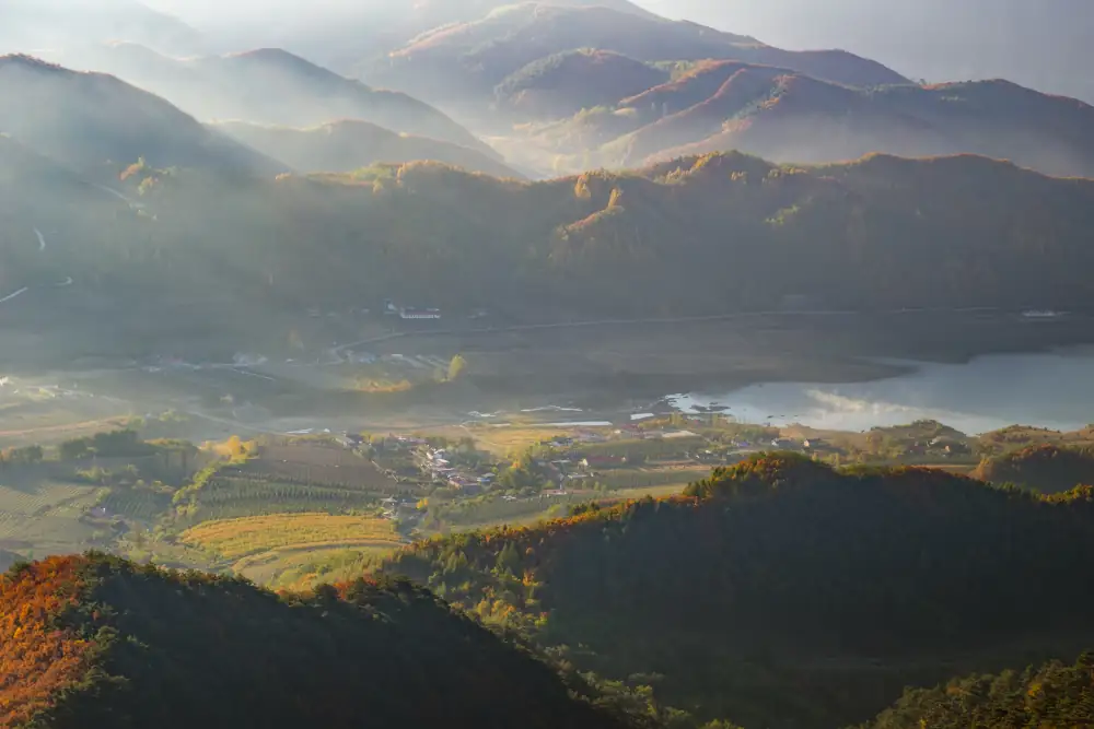 Dandonglvjiang Village Scenery, Liaoning