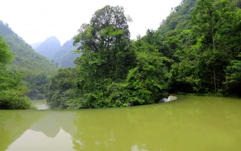 Libozhangjiang Scenic Area Wolongtan Scenery, Guizhou
