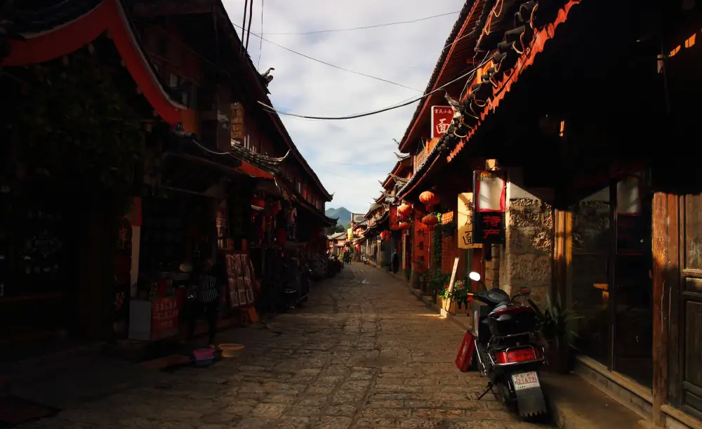 Shuhe Old Town Scenery, Yunnan, Lijiang