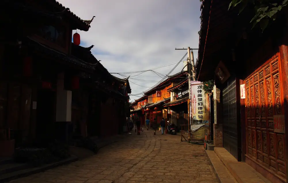 Shuhe Old Town Scenery, Yunnan, Lijiang