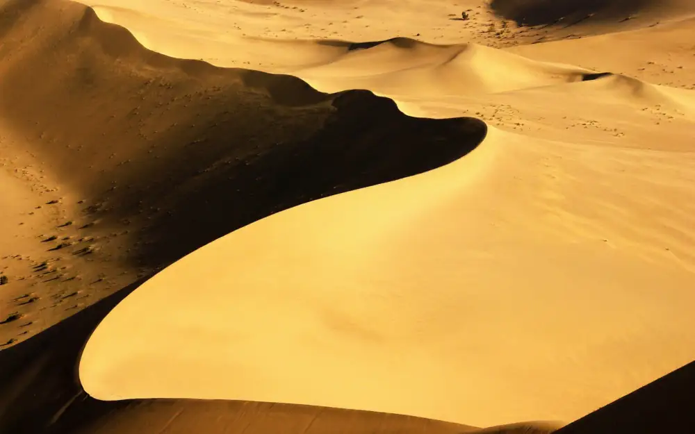 Singing Sand Dunes Scenery, Dunhuang