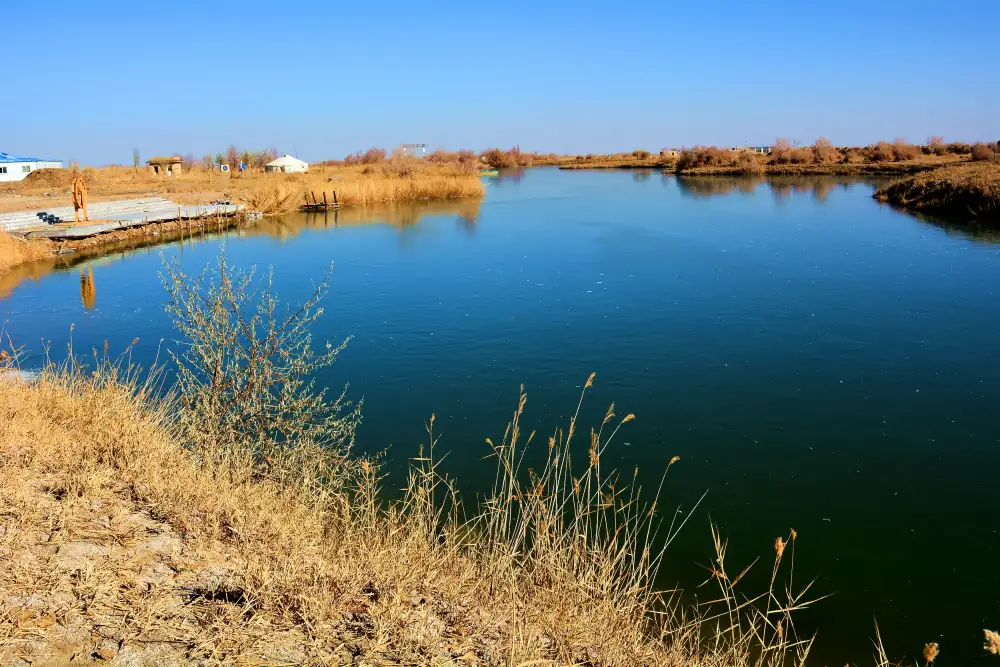Geermuwuzi Lake Scenery, Qinghai