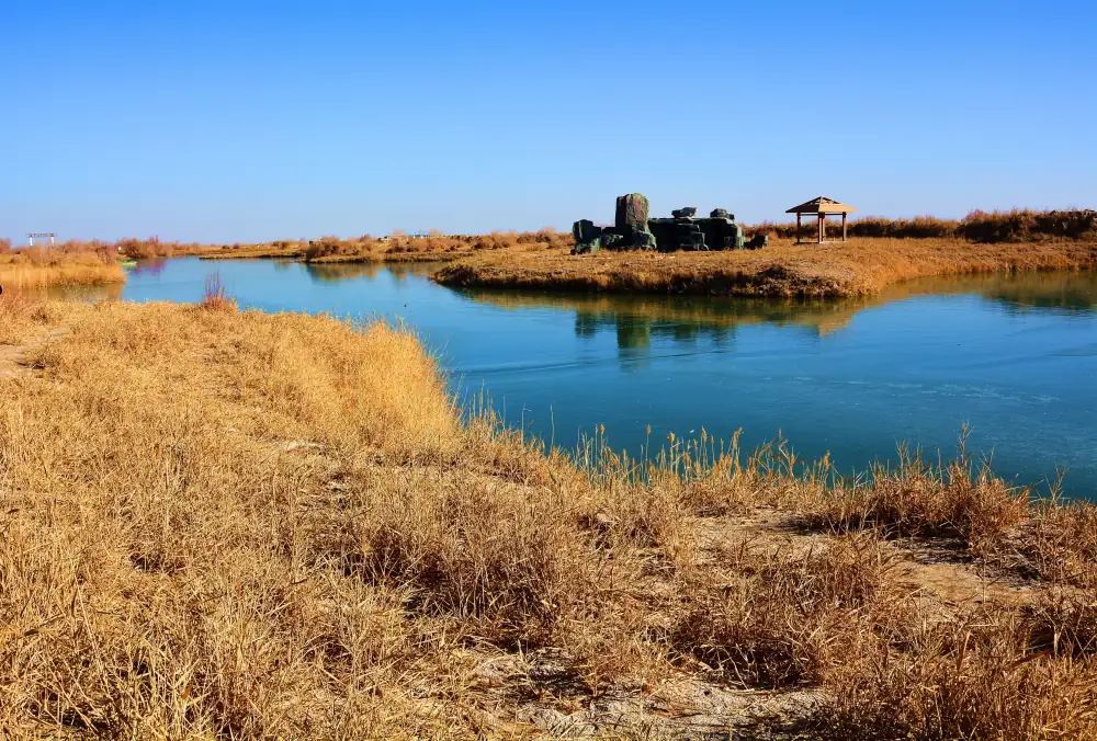 Geermuwuzi Lake Scenery, Qinghai