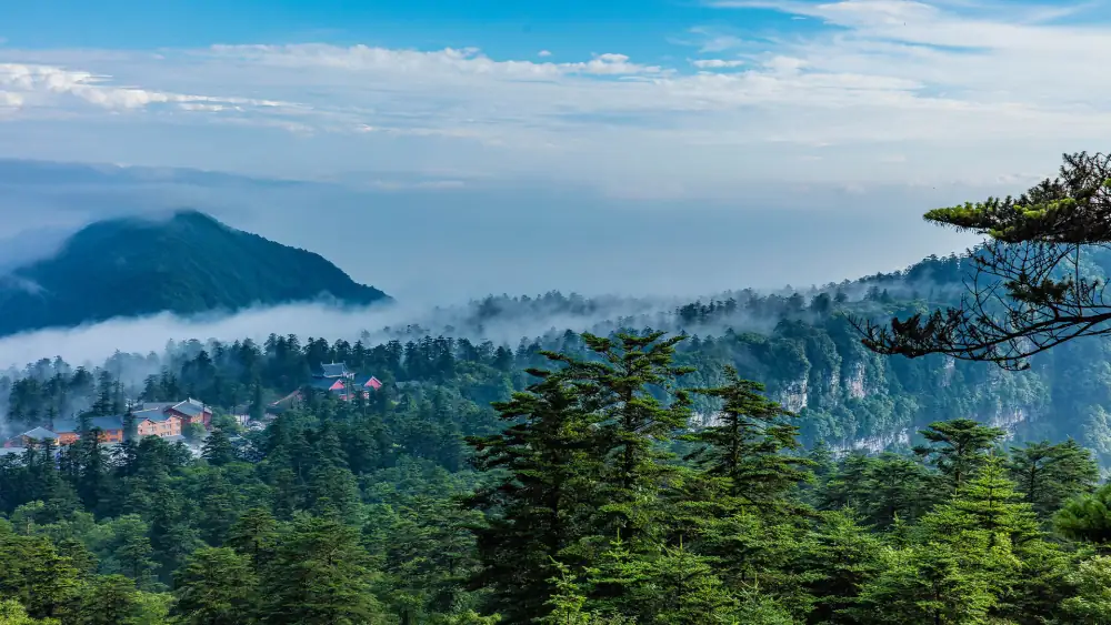 Mountain Scenery, Sichuan, Emei