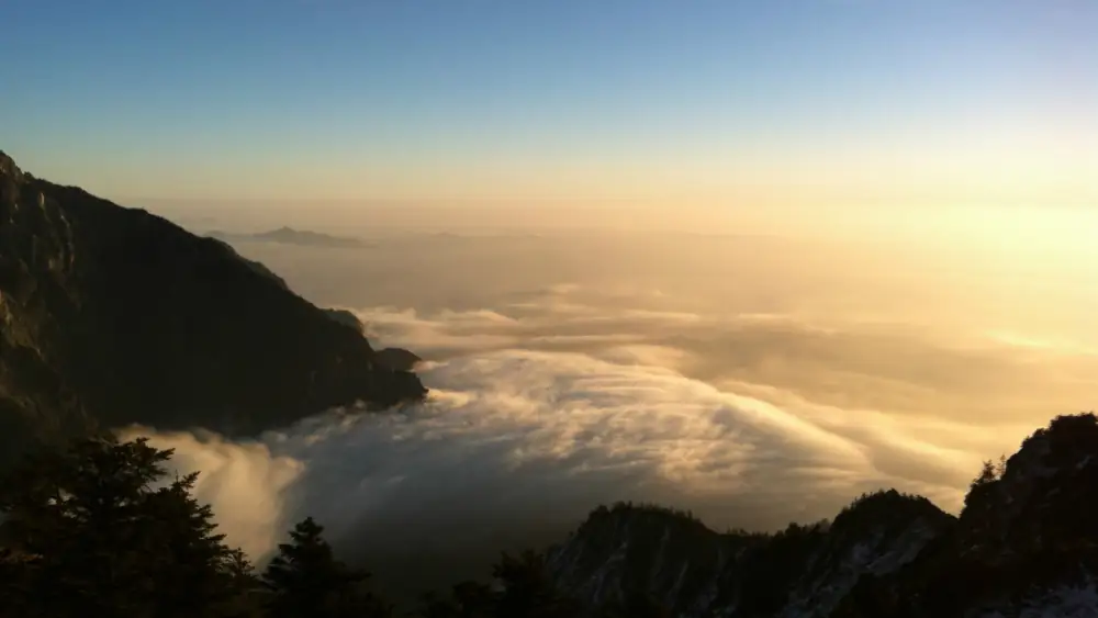 Niubei Mountain Scenery, Sichuan