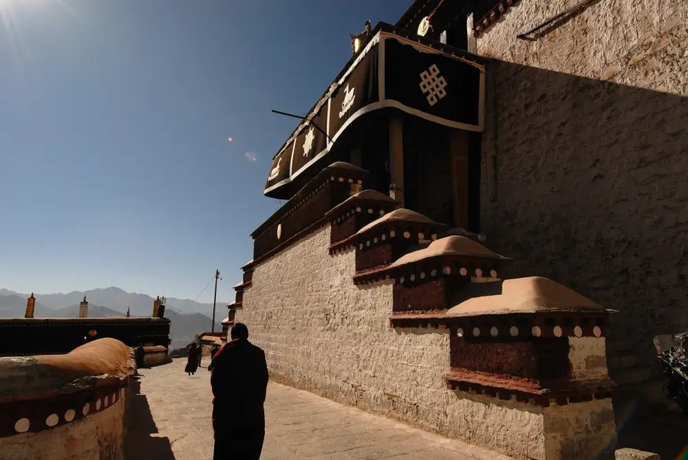 Zhebang Temple Scenery, Tibet