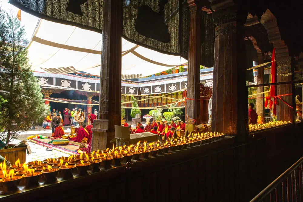 Dazhao Temple Scenery, Tibet