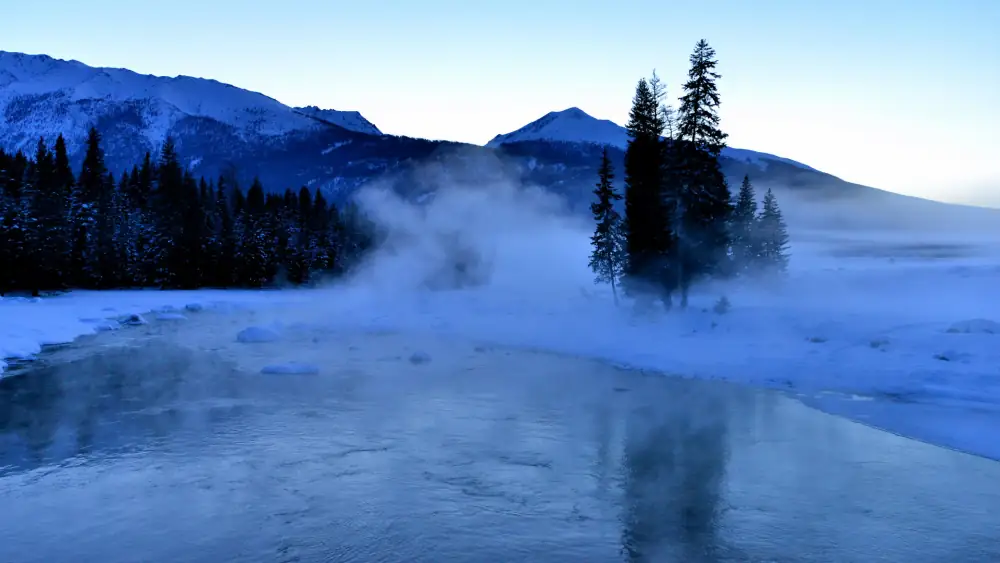 Winter Beijiang Snow Scenery