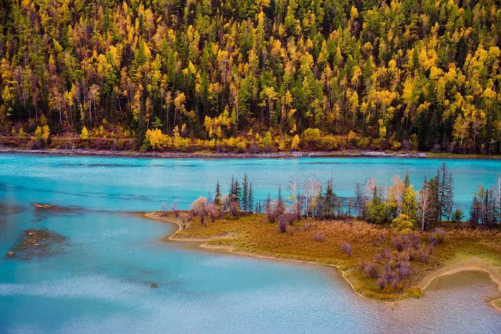 Aleitai Kanas Lake Lake, Xinjiang