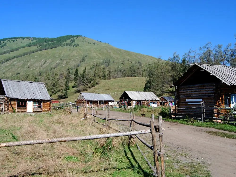 Kanas Lake Lakeside Ancient Village Luo, Xinjiang