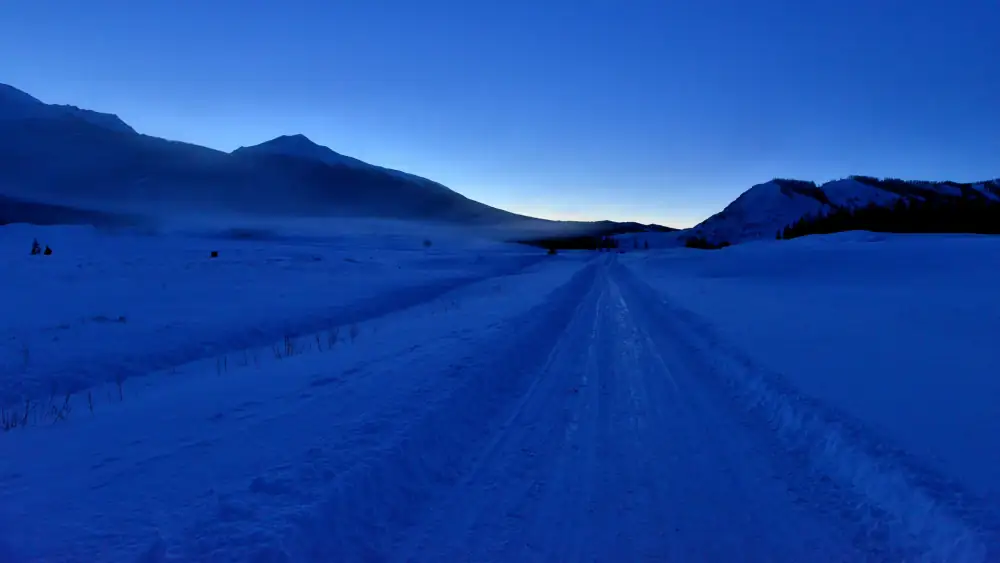 Winter Beijiang Snow Scenery